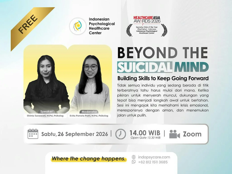 BEYOND THE SUICIDAL MIND: Building Skills to Keep Going Forward